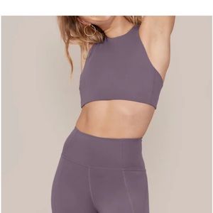 Girlfriend Collective Topanga Bra Top in Dahlia - Limited Edition Color!